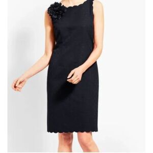 Talbots Formal Navy Sheath Dress Size 2